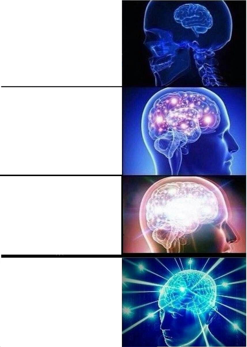 Expanding Brain meme about David Donahue